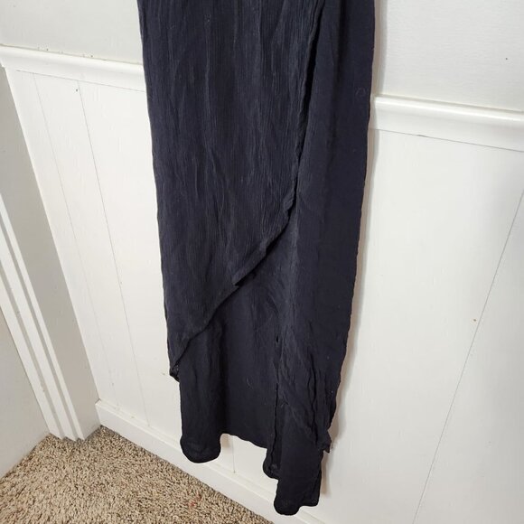 L SPACE Black Twilight Wrap Dress - Picture 5 of 7